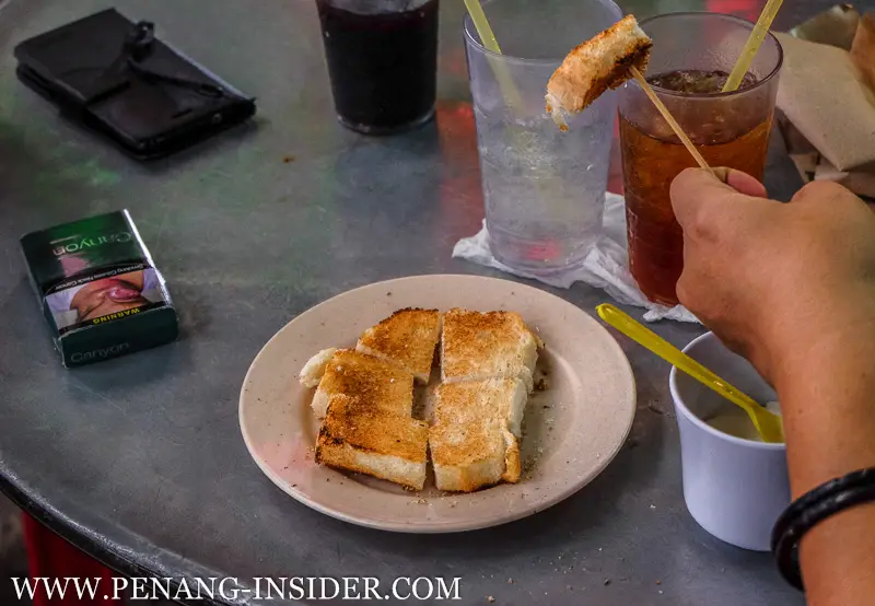 roti bakar in Penang