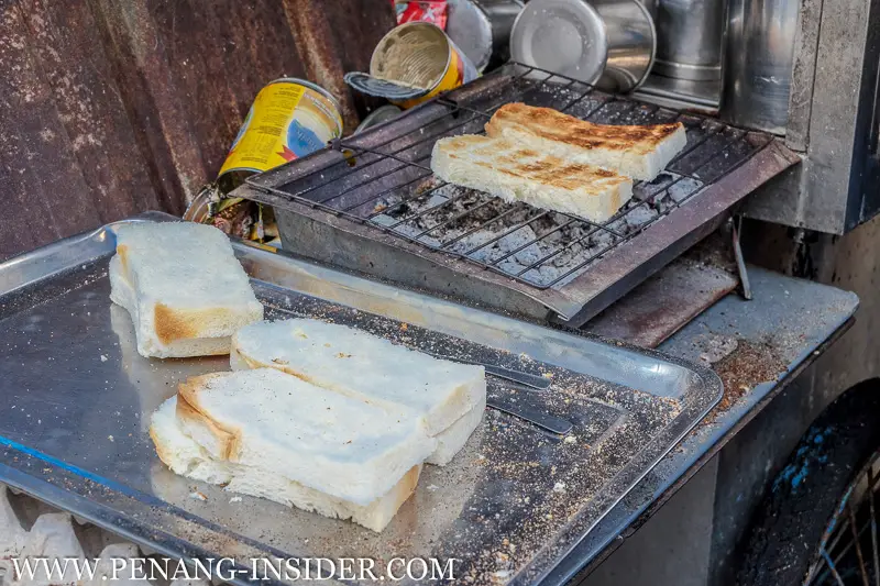 roti bakar in Penang