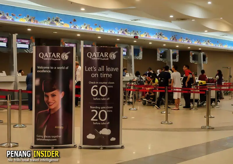 Qatar Airways direct flight from Penang to Doha