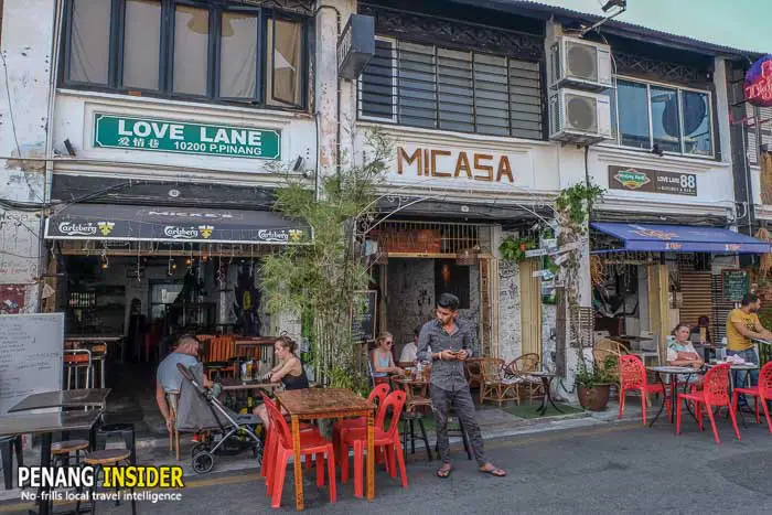 backpackers penang Love Lane