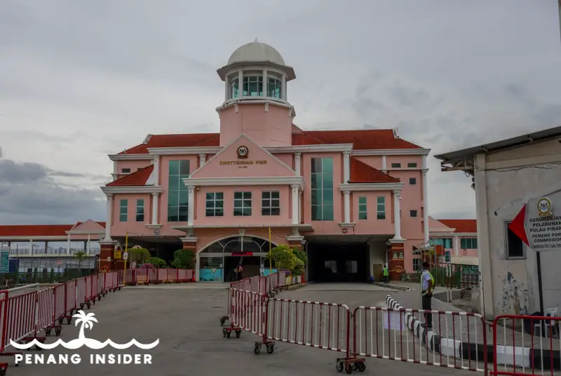 The Swetthenam Pier in George Town, from where pedestrians can proceed by catamaran to Butterworth