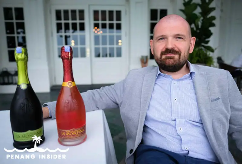 Italian Wine ambassador Marco Bassa at E&O Hotel