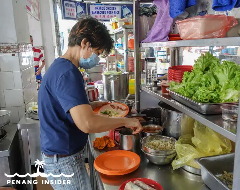 kedai tai chien famous Taiping food popiah 