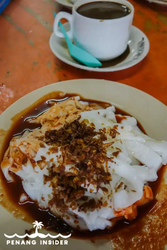 Chee Chong Fun at Stall C37: Pusat Penjaja Taiping food