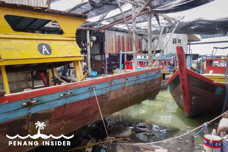 Kuala Kurau boat workshop