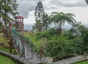 Lookout point and hanging ridge at the top of Bukit Larut in Taiping, Perak, Malaysia