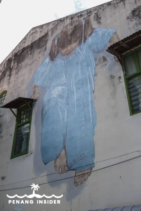 Penang Street Art Kung Fu Girl Zacharevic