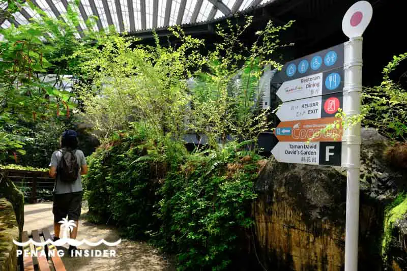 Walking inside Entopia's Natureland garden