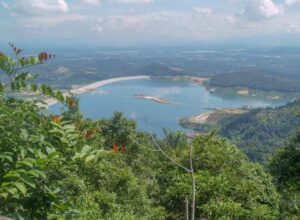 Mengkuang Dam from the top of Bukit Mertajam Seberang Perai hiking