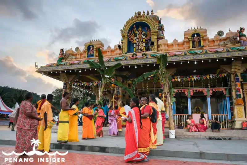 The Kaliamman temple on Pulau Pangkor