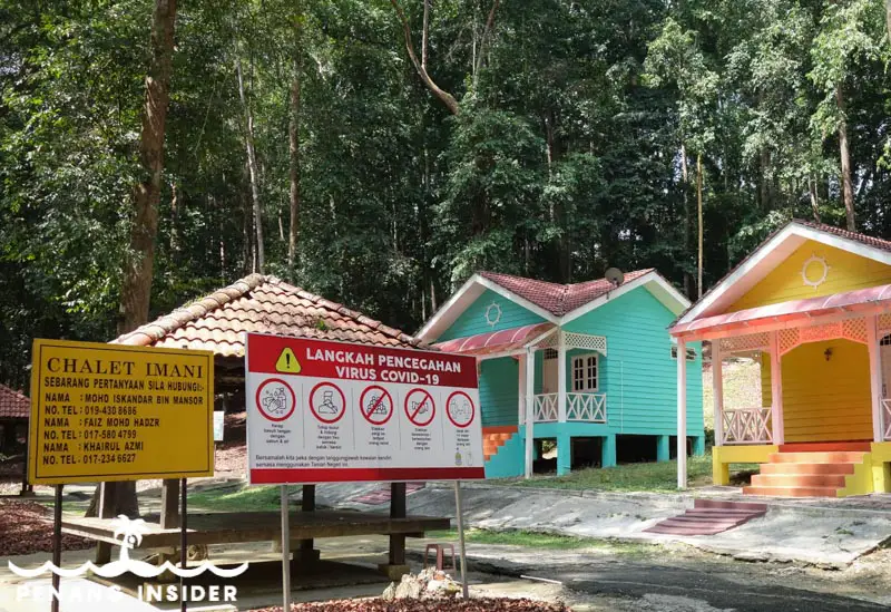 Chalets at Bukit Panchor State Park Penang