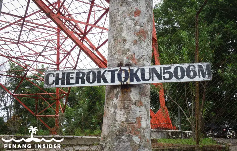 top of Cherok Tokun hill Bukit Mertajam