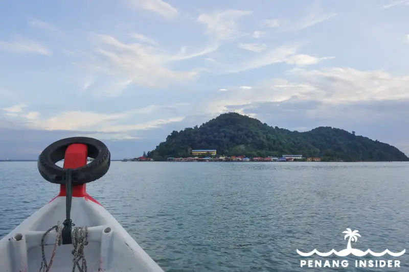 Traveling on a boat from Batu Musang Jeti to Pulau Aman