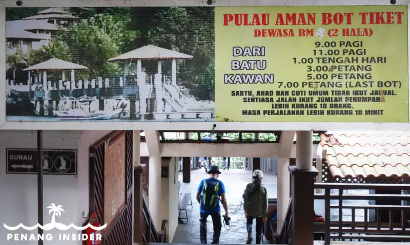 Batu Musang jetty Pulau Aman Penang