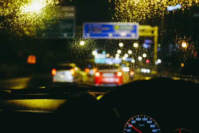 Driving at night from Kuala Lumpur to Langkawi