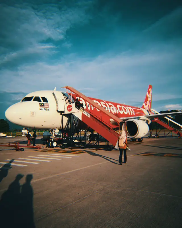 flight from Kuala Lumpur to Langkawi at the airport