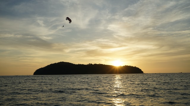 sunset on Langkawi island