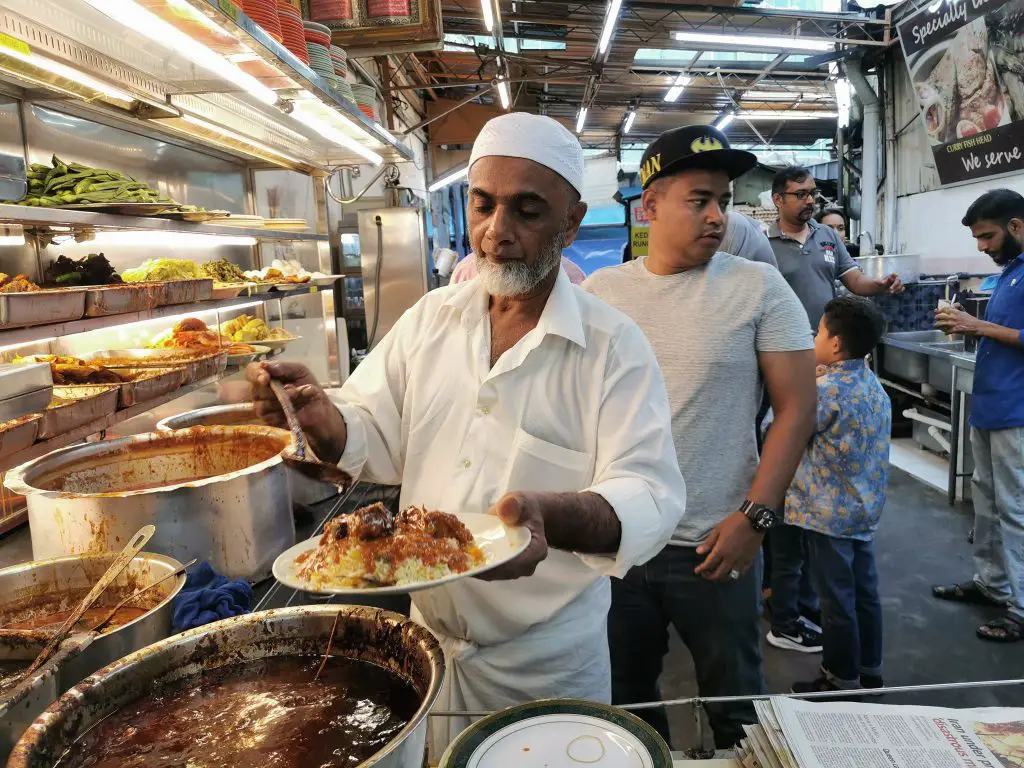 Line Clear, probably the most famous Nasi Kandar in Penang