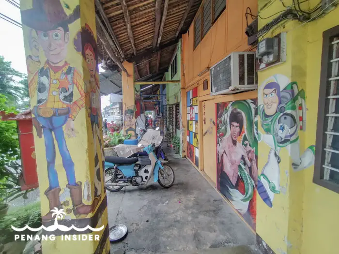 Mural art of Bukit Tambun Penang mainland Seberang Perai