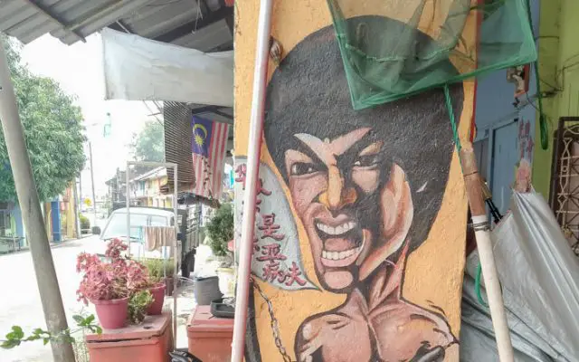 Bukit Tambun Penang street Art Bruce Lee