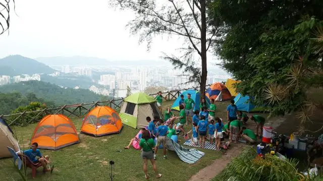 camping in Penang at the Hill Relaxing campsite
