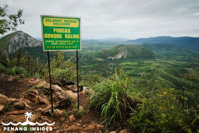 Gunung Baling Kedah summit