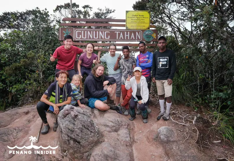Gunung Tahan summit