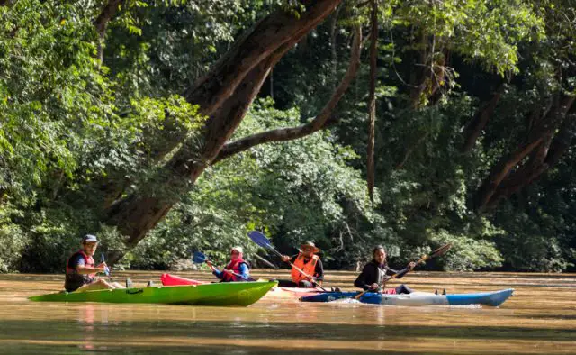 kayaking in Pahang Malaysia Lembah Tanum