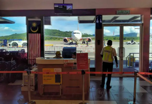 Langkawi airport plane