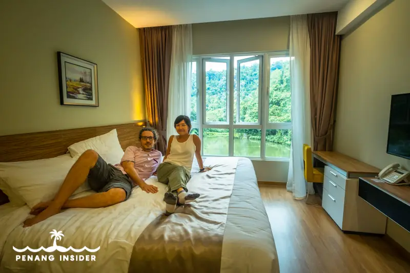 bedroom at The Haven resort in Ipoh
