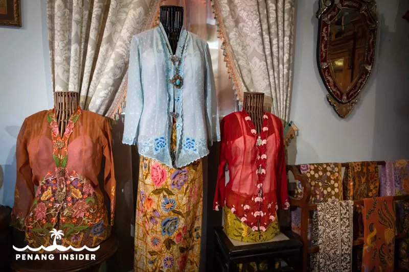 Kebaya clothes Penang Peranakan Mansion
