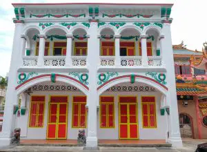 Peranakan house in Joo Chiat road Singapore